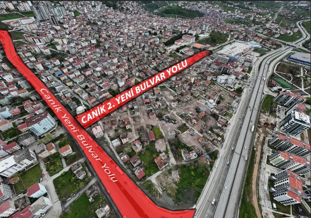 Canik’e Yeni Ulaşım Yatırımı: 2. Yeni Bulvar Yolu