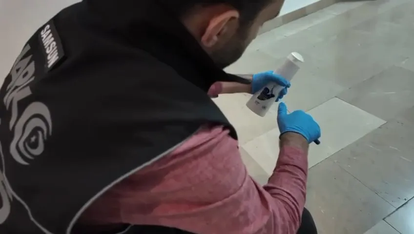 Samsun’da Şampuanda Uyuşturucu Yakalandı