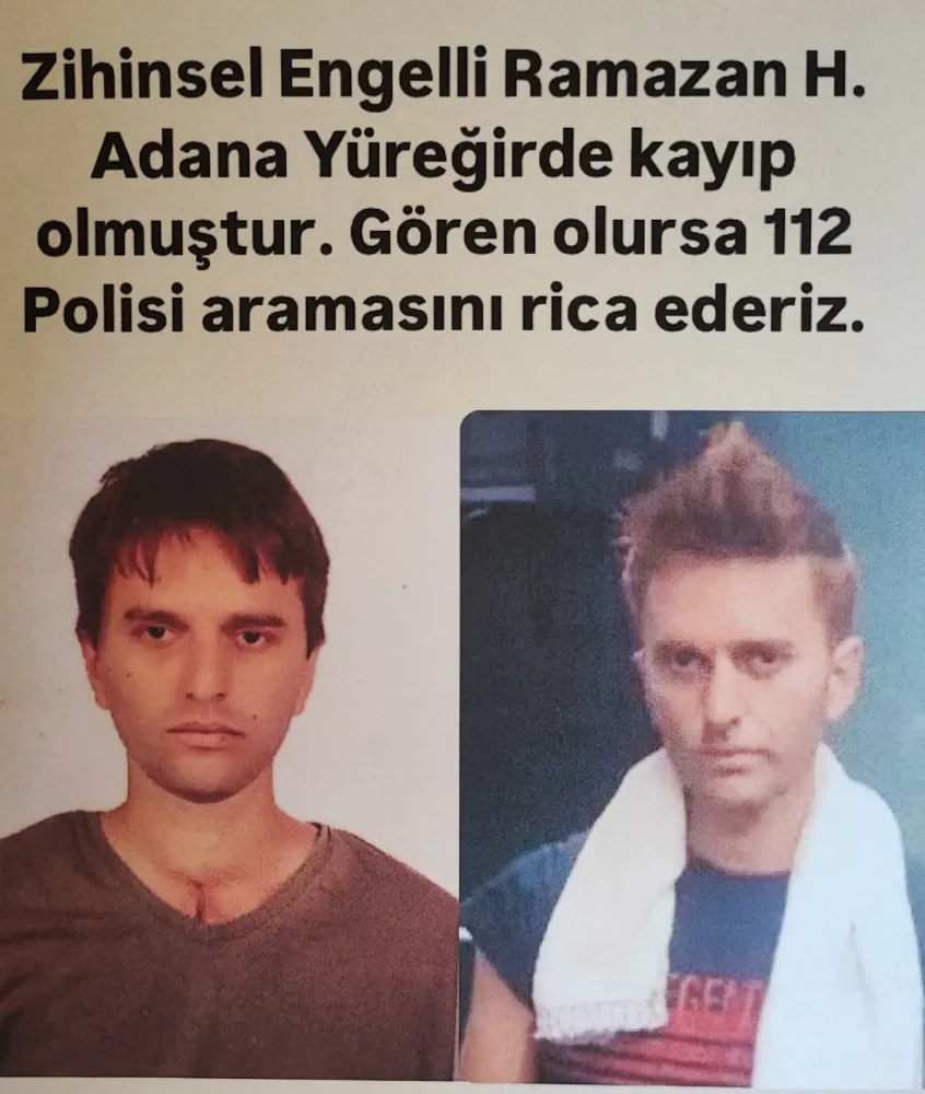 Adana’da Zihinsel Engelli Genç 34 Gündür Kayıp