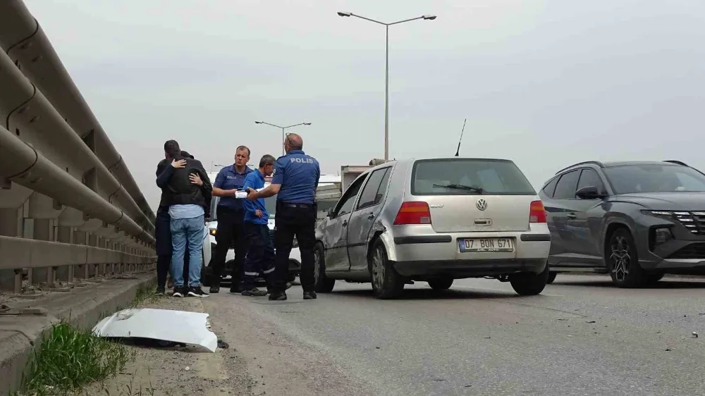 Samsun’da Viyadük Üstünde Kaza: Otomobil Takla Attı, 1 Yaralı