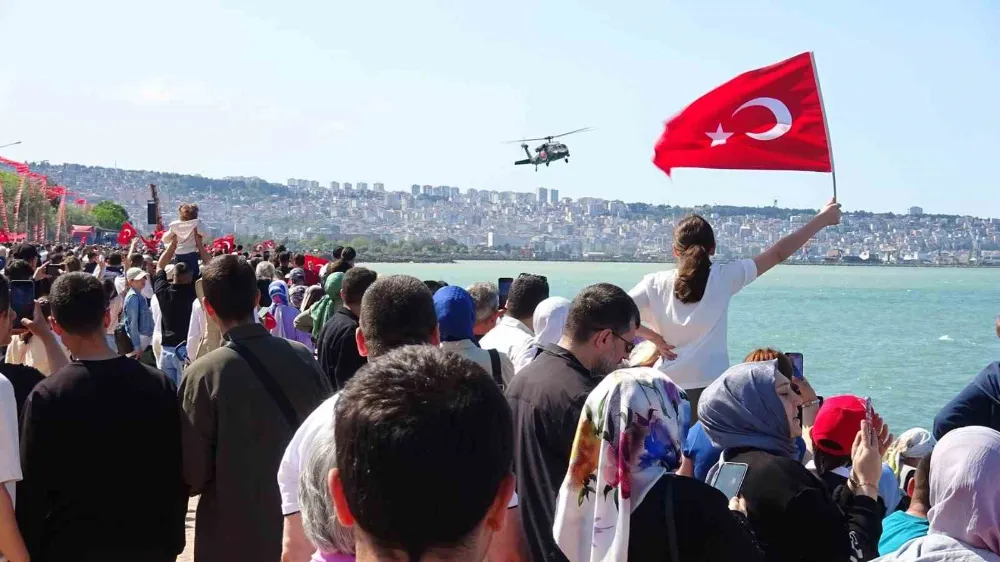 Samsun Semalarında Nefes Kesen Jandarma Gösterisi