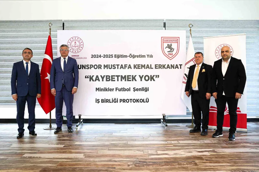 Samsunspor’dan Minikler İçin Futbol Şenliği Protokolü