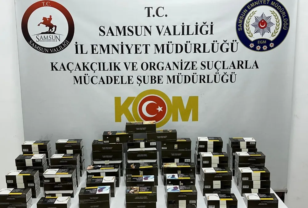 Samsun’da Kaçak Makaron Operasyonu