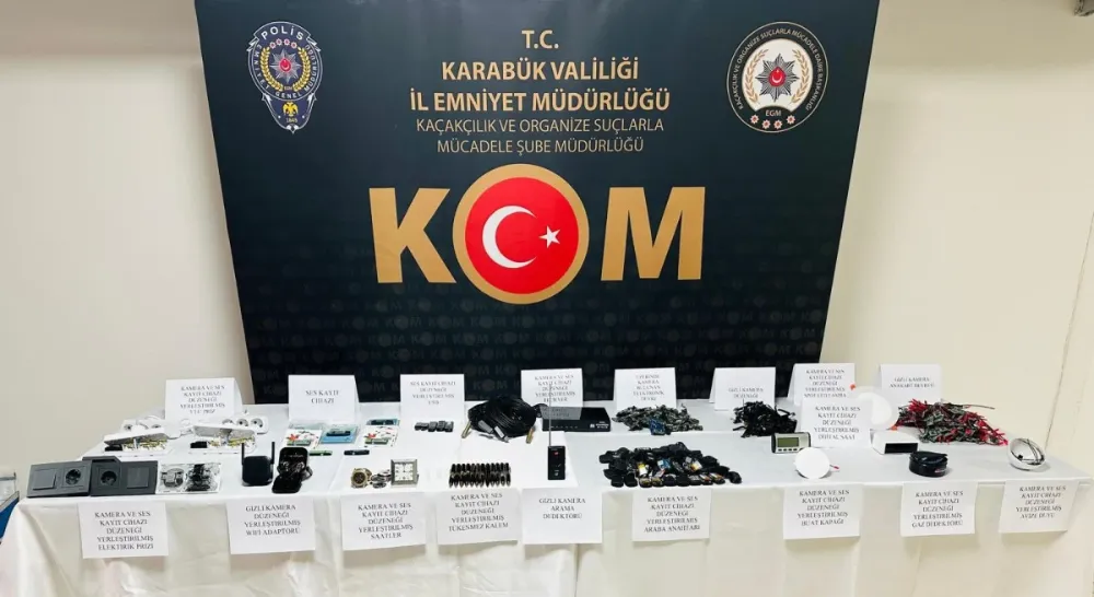 Karabük’te Casus Kamera Operasyonu: 55 Bin Görüntü Ele Geçirildi