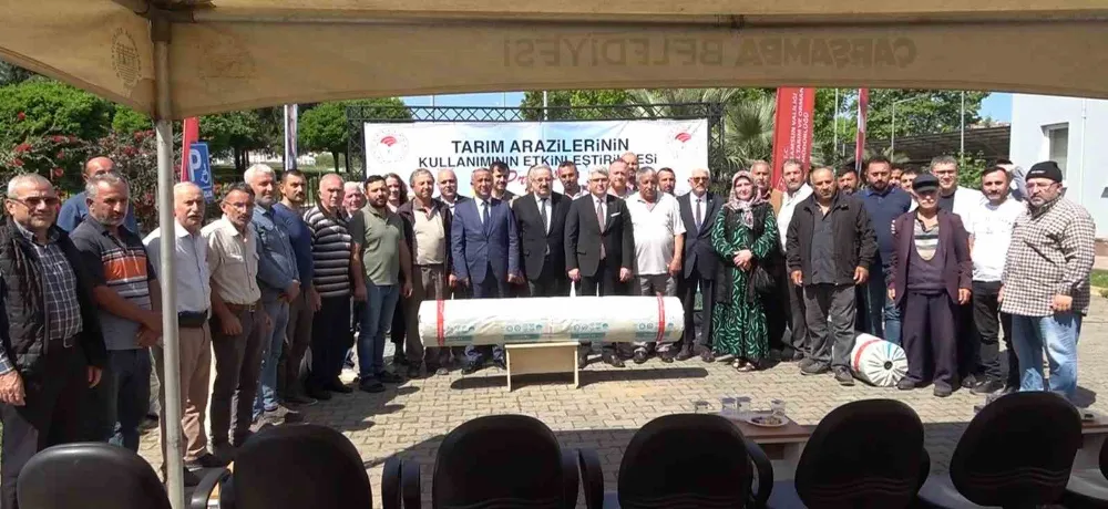 Çarşamba’da 50 Çiftçiye Sera Örtüsü Desteği Verildi