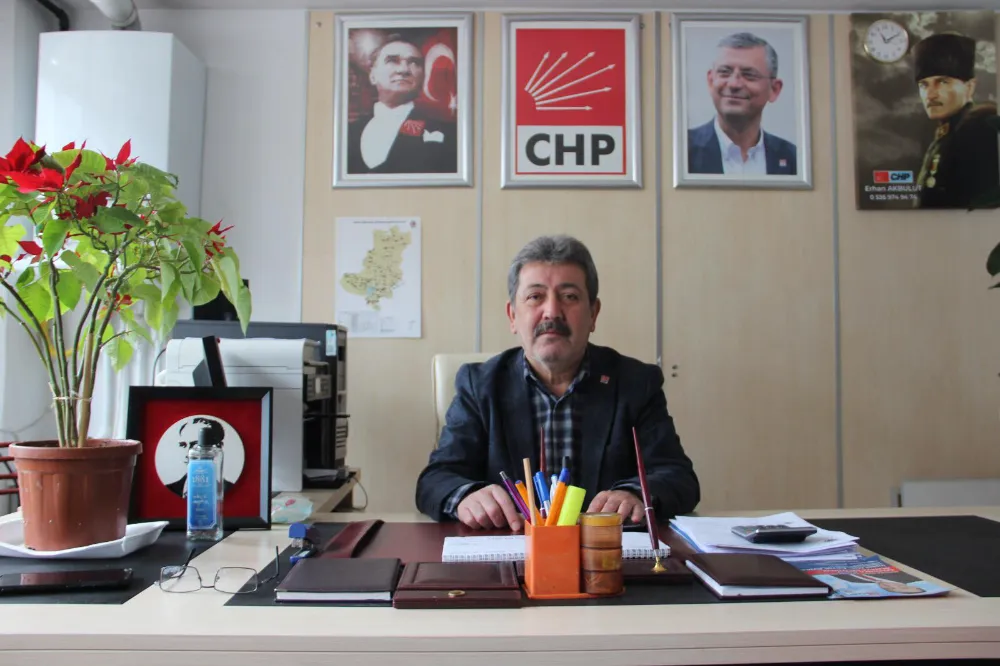 CHP Havza İlçe Başkanı Geçit’ten Özgür Özel’e destek