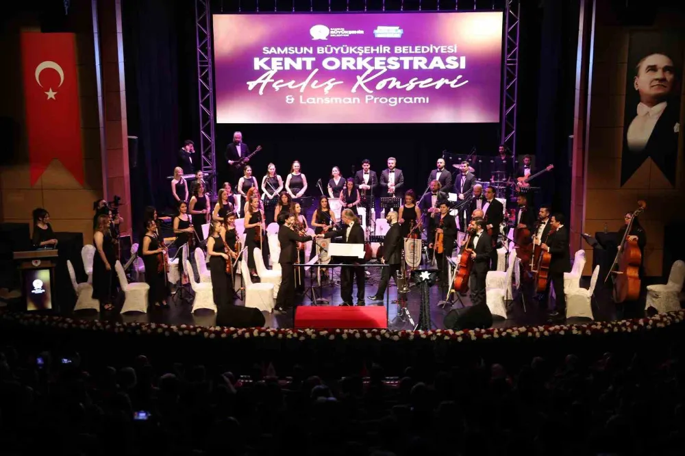 Samsun’da Kent Orkestrası İlk Konserini Verdi