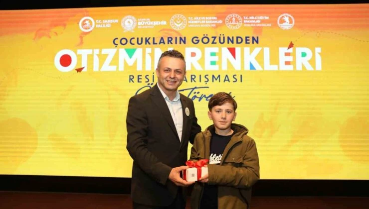 Samsun’da Otizmin Renkleri Resim Yarışması