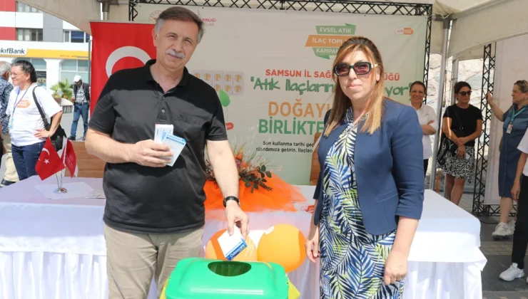 Samsun’da Atık İlaç Toplama Projesi Genişliyor