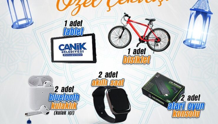 Canik Belediyesi’nden Ramazan Bayramı’na Özel Hediye Çekilişi