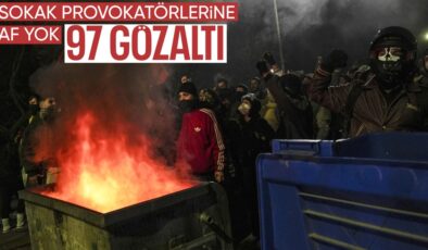 İçişleri Bakanı Yerlikaya: Gösterilerde 97 şüpheli gözaltına alındı