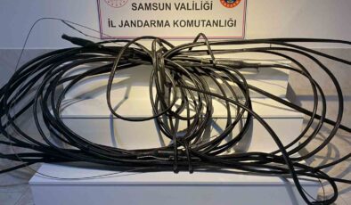 Bafra’da Kablo Hırsızlığına Suçüstü