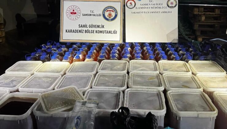 Samsun’da Kaçak Bal Operasyonu