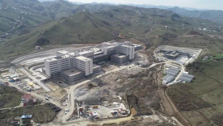 Ordu Şehir Hastanesi Hızla İlerliyor