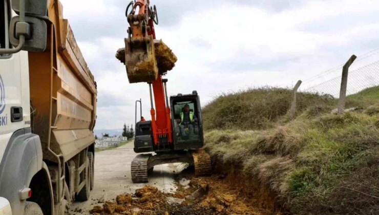 Samsun’da Derecik Mezarlığı İçin Drenaj Projesi Başlatıldı