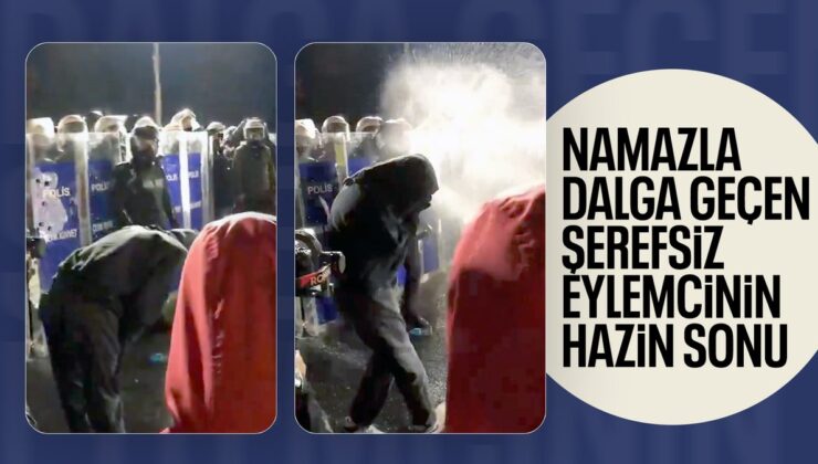 Saraçhane’de namazla dalga geçen provokatöre gazlı müdahale