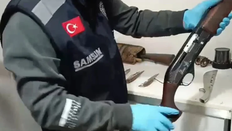 Atakum’da Silah Kaçakçılığı Operasyonu