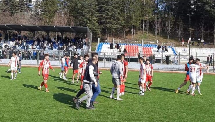 Samsun Süper Amatör Play-Off Maçında Gerginlik!