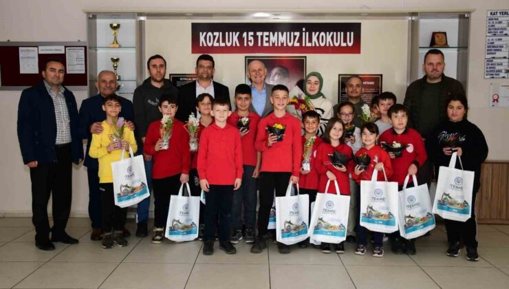 Terme’de Minik Yüreklerden Büyük Destek