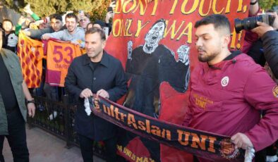 Galatasaray’a, Samsun’da Çiçekli Karşılama
