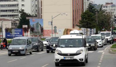 Samsun’da Trafiğe Kayıtlı Araç Sayısı 505 Bine Yaklaştı