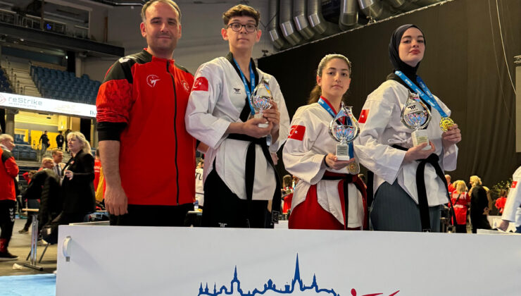 Samsunlu Genç Tekvandocular Avrupa’dan 2 Altın, 1 Gümüş Madalya ile Döndü