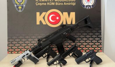 Çeşme’de suç örgütüne yönelik operasyonda 3 tutuklama