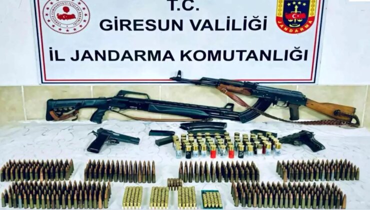 Giresun’da Cephanelik Gibi Silah Deposu