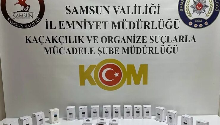 İlkadım’da Kaçak Cep Telefonu Operasyonu
