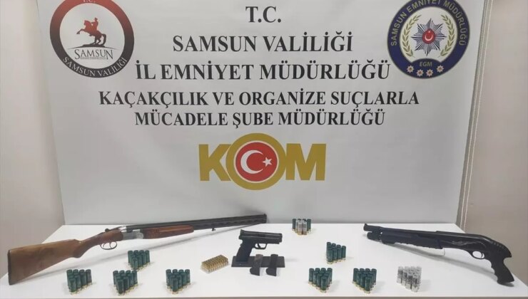 İlkadım’da Kaçak Silah Operasyonu