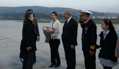İngiltere Prensesi Anne, Çanakkale’ye geldi
