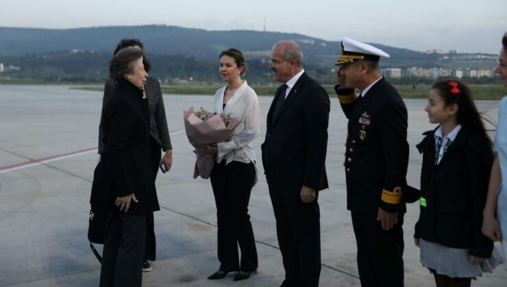 İngiltere Prensesi Anne, Çanakkale’ye geldi