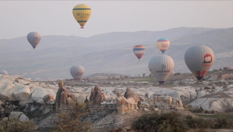 Kapadokya’da 10 yılda 5 milyona yakın turist balona bindi