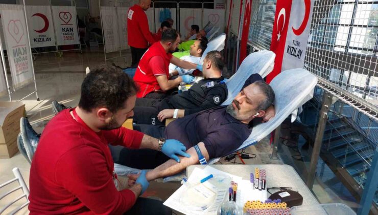 Samsun Emniyetinden Polis Haftası’nda Kan Bağışı Kampanyası