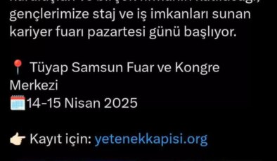 Orta Karadeniz Kariyer Fuarı 2025’te Samsun’da Gerçekleşecek