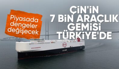 Samsun Şahlanıyor Çin’den 7 Bin Araçlık Gemi Geldi