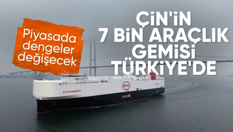 Samsun Şahlanıyor Çin’den 7 Bin Araçlık Gemi Geldi