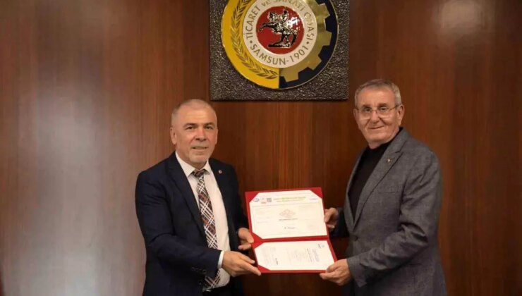 Samsun TSO Kalite Belgesini Yeniledi