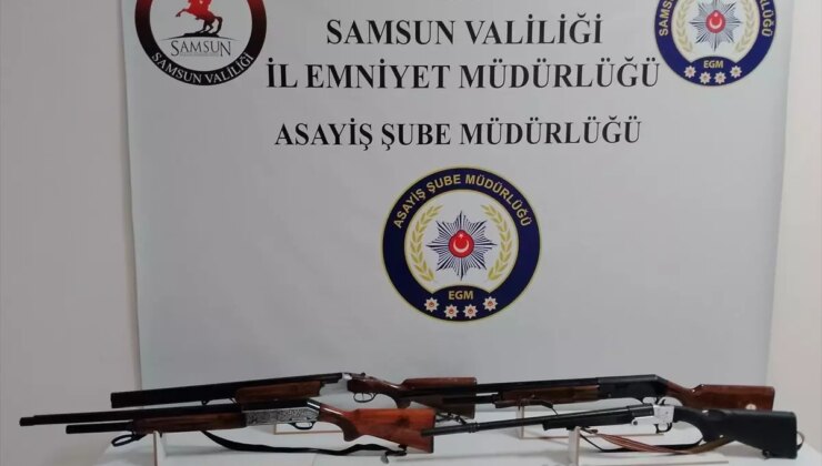 Samsun’da Ruhsatsız Silah Operasyonu: 3 kişi Yakalandı