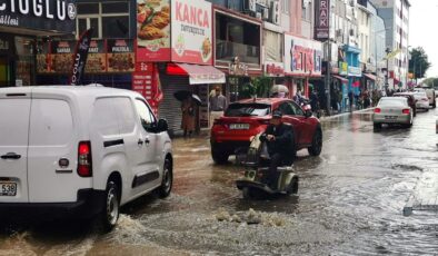 Samsun’da sağanak yağış