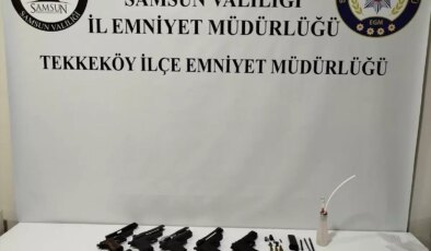 Samsun’da Uyuşturucu ve Silah Operasyonu