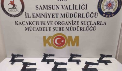 Samsun’da Ruhsatsız Silah Operasyonu: 3 Gözaltı