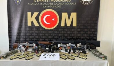 Sivas merkezli 4 ilde silah operasyonu: 18 gözaltı