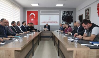 Taşova’da Afet Yönetimi Toplantısı Düzenlendi