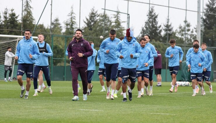Trabzonspor Göztepe maçına hazırlanıyor