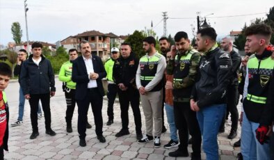 Vezirköprü”de Motosiklet Korteji Düzenlendi