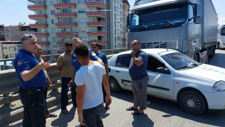 Canik’te Trafik Kazası: Bir Çocuk Hastanelik Oldu