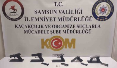 Samsun’da Ruhsatsız Silah Operasyonu