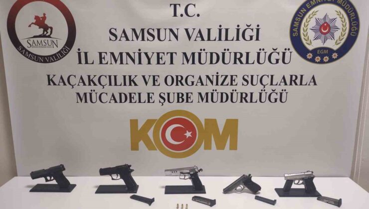 Samsun’da Ruhsatsız Silah Operasyonu