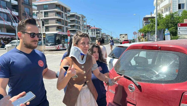 Samsun Atakum’da İki Otomobil Çarpıştı: 1 Kişi Yaralandı